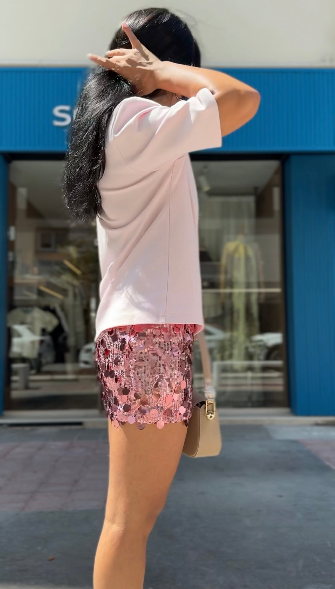 Pullu Etek Pembe