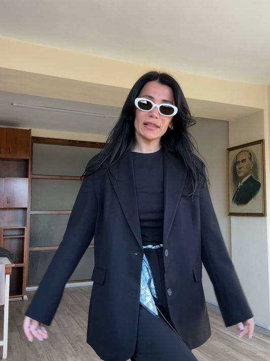 Premium Siyah Blazer