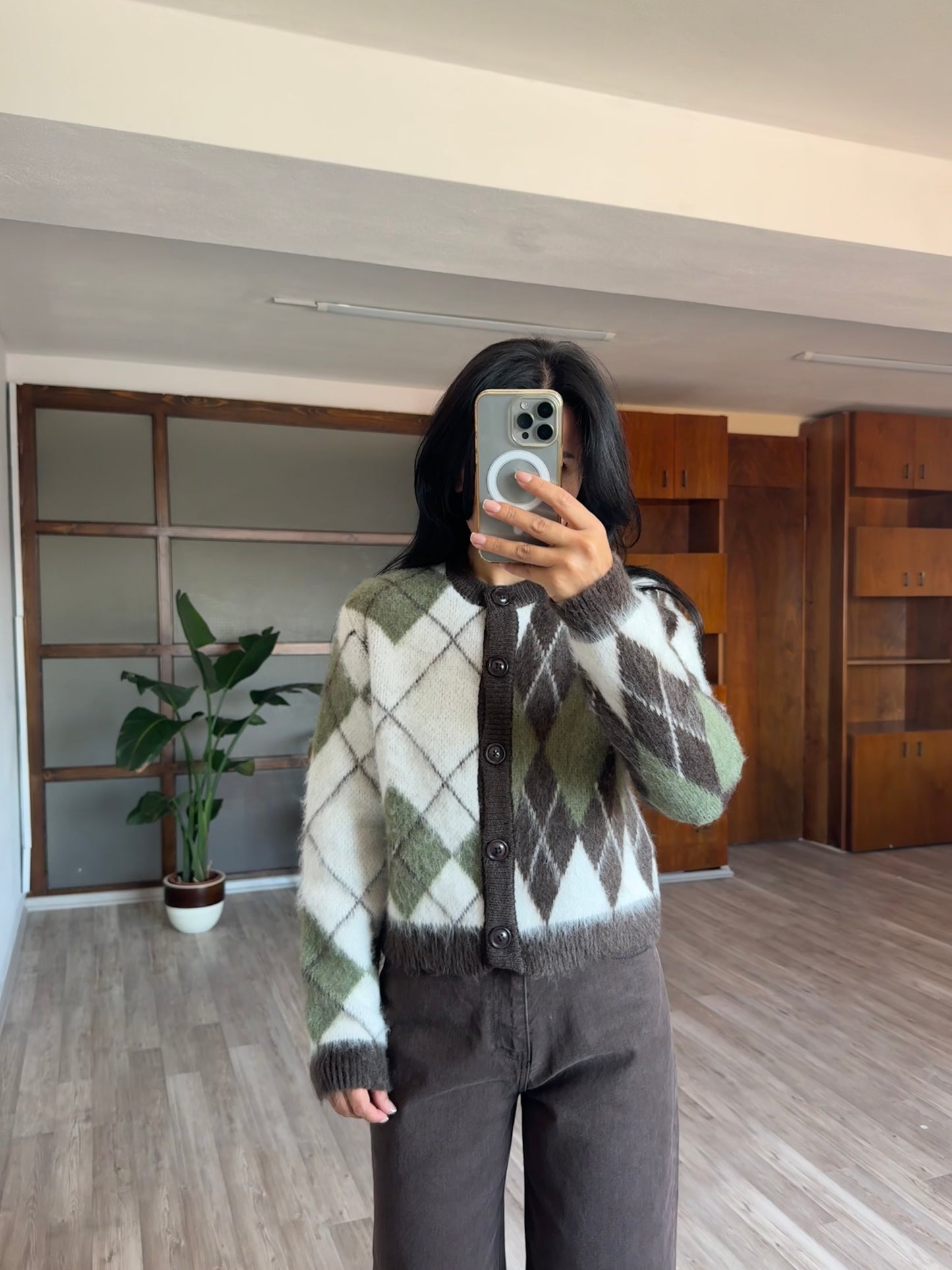 Baklava Desen Hırka