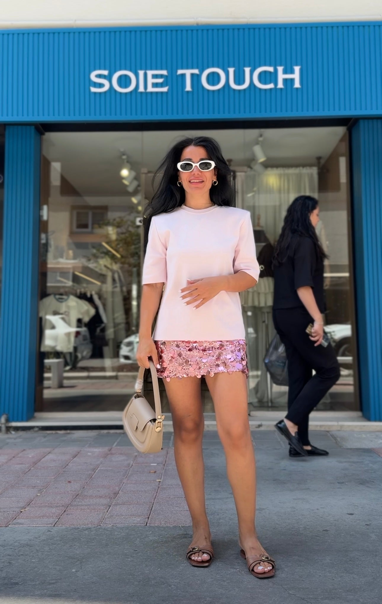 Pullu Etek Pembe