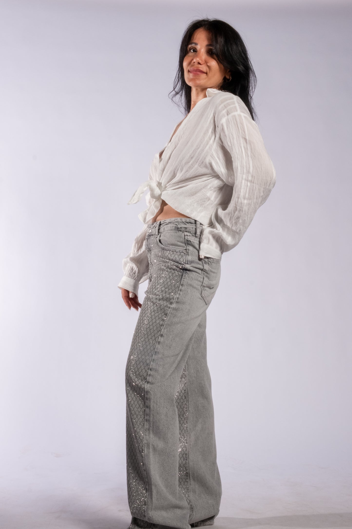 Taşlı Jean