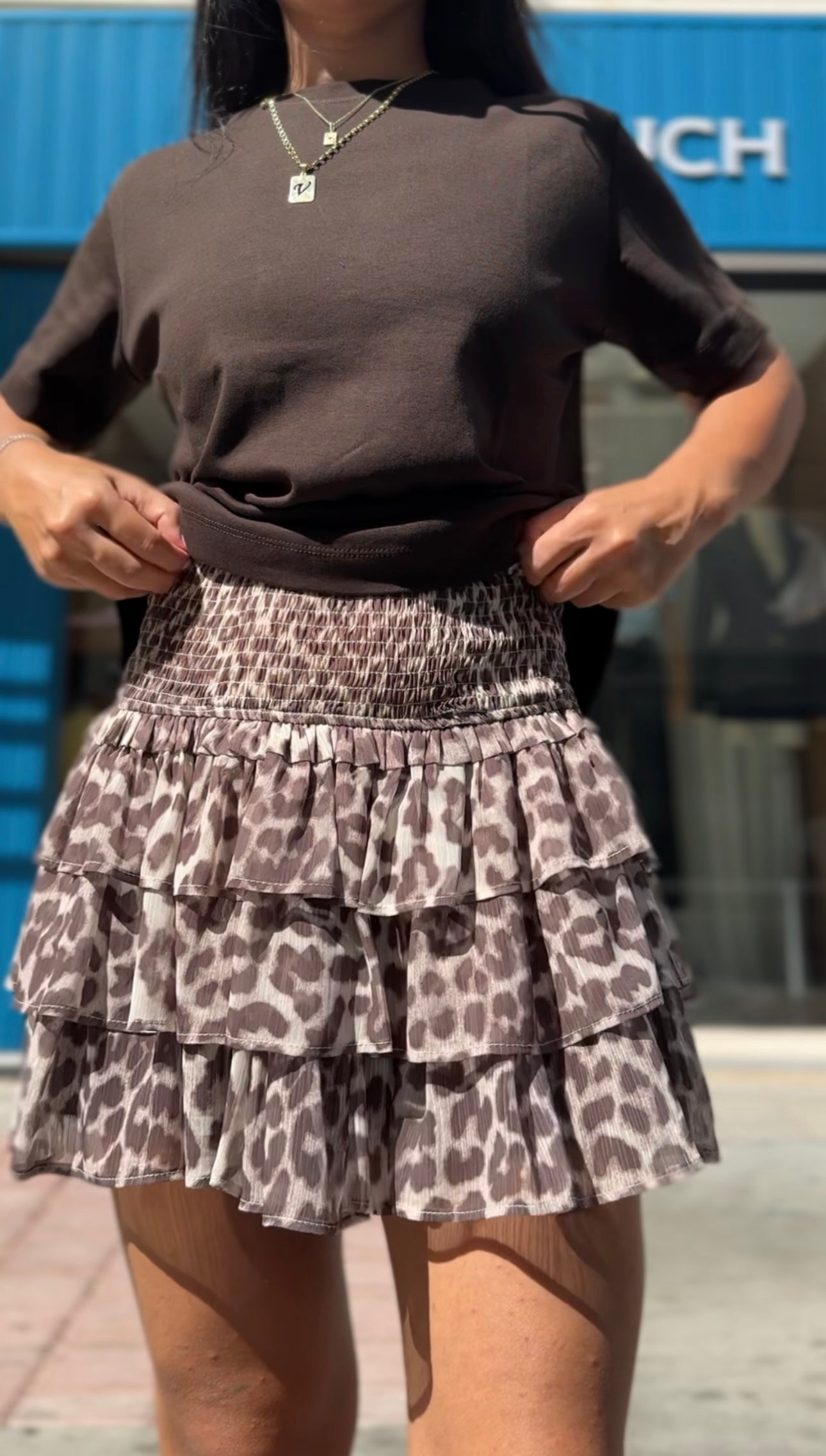 Leopar Mini Etek