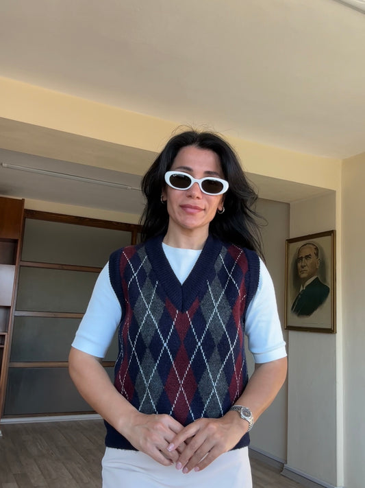 Baklava Desen Süveter