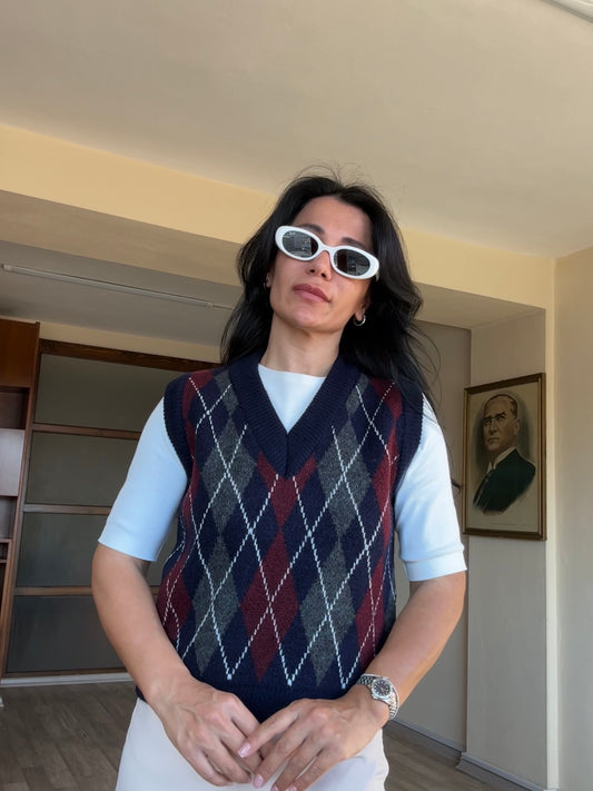 Baklava Desen Süveter