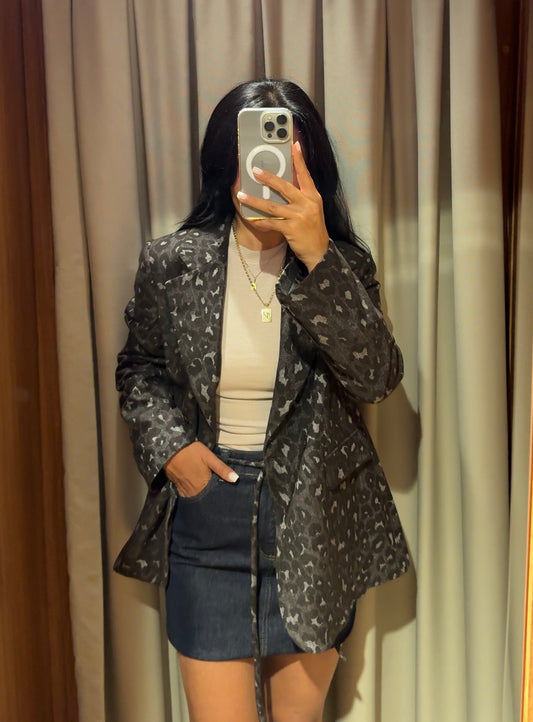 Kuşaklı Blazer Ceket