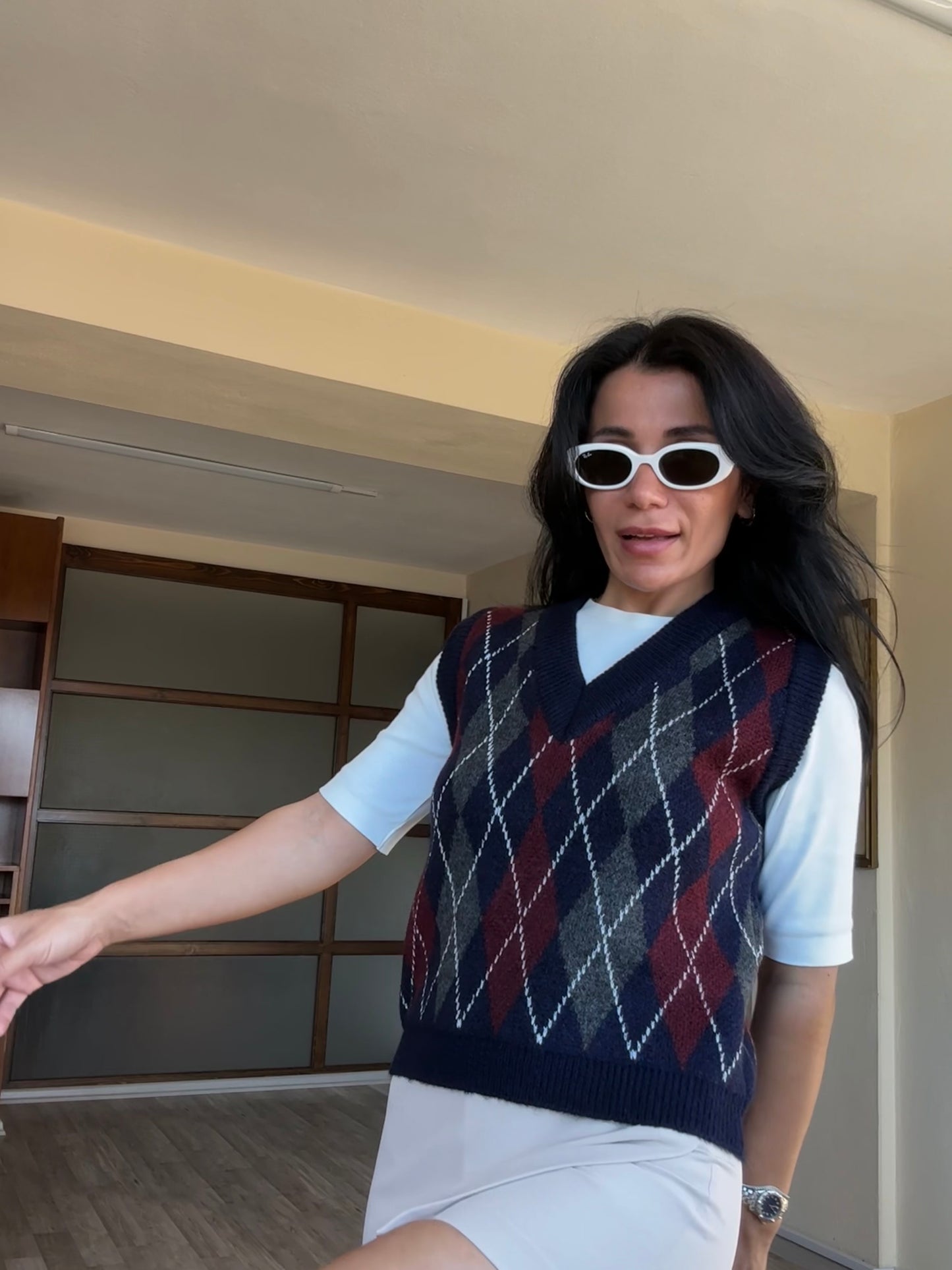 Baklava Desen Süveter