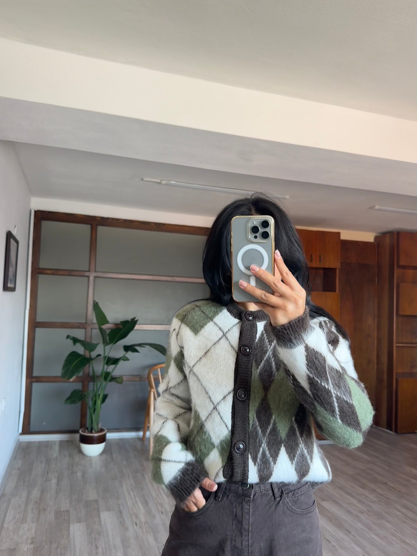 Baklava Desen Hırka