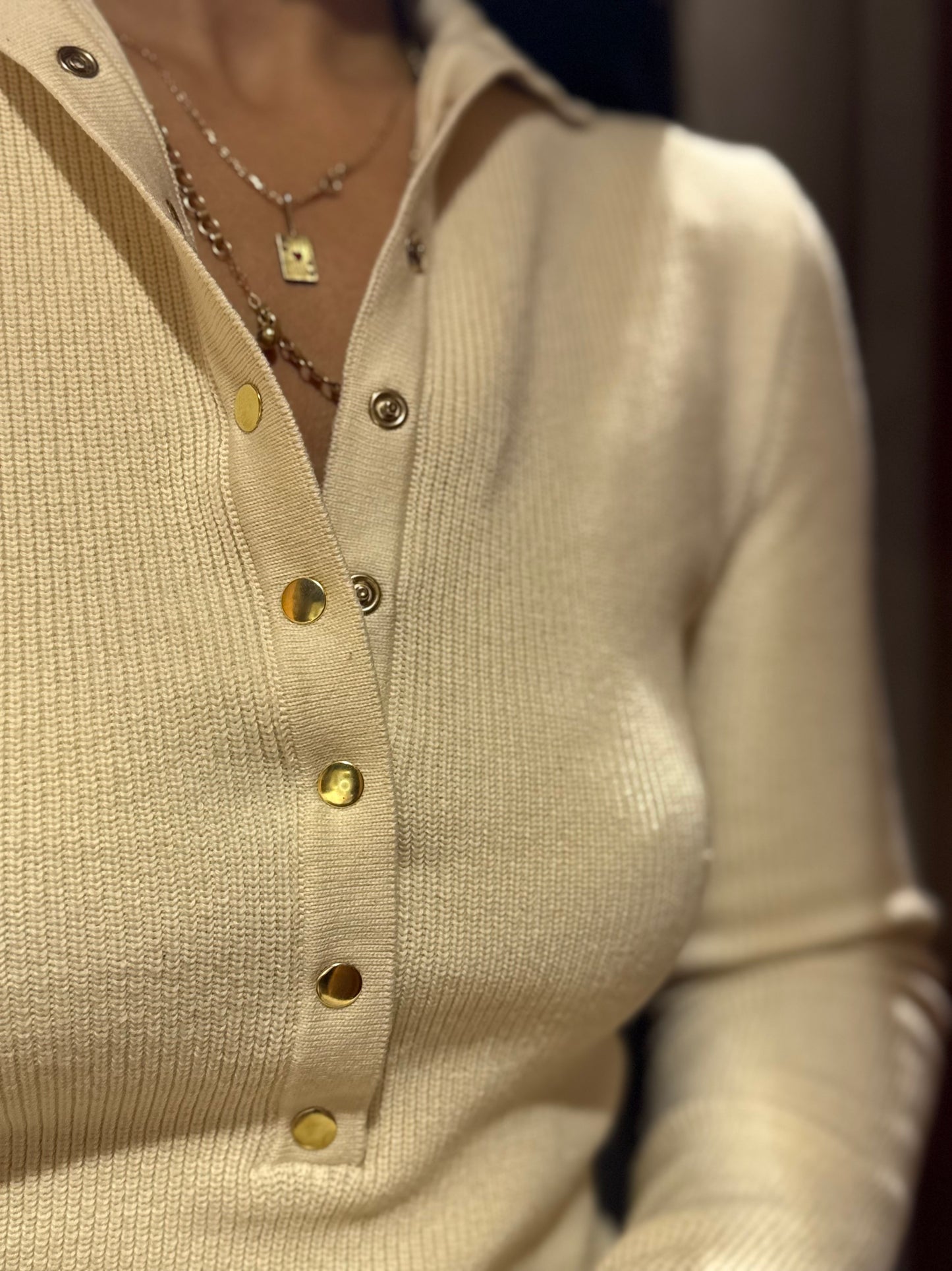 Çıtçıt Düğmeli Kazak