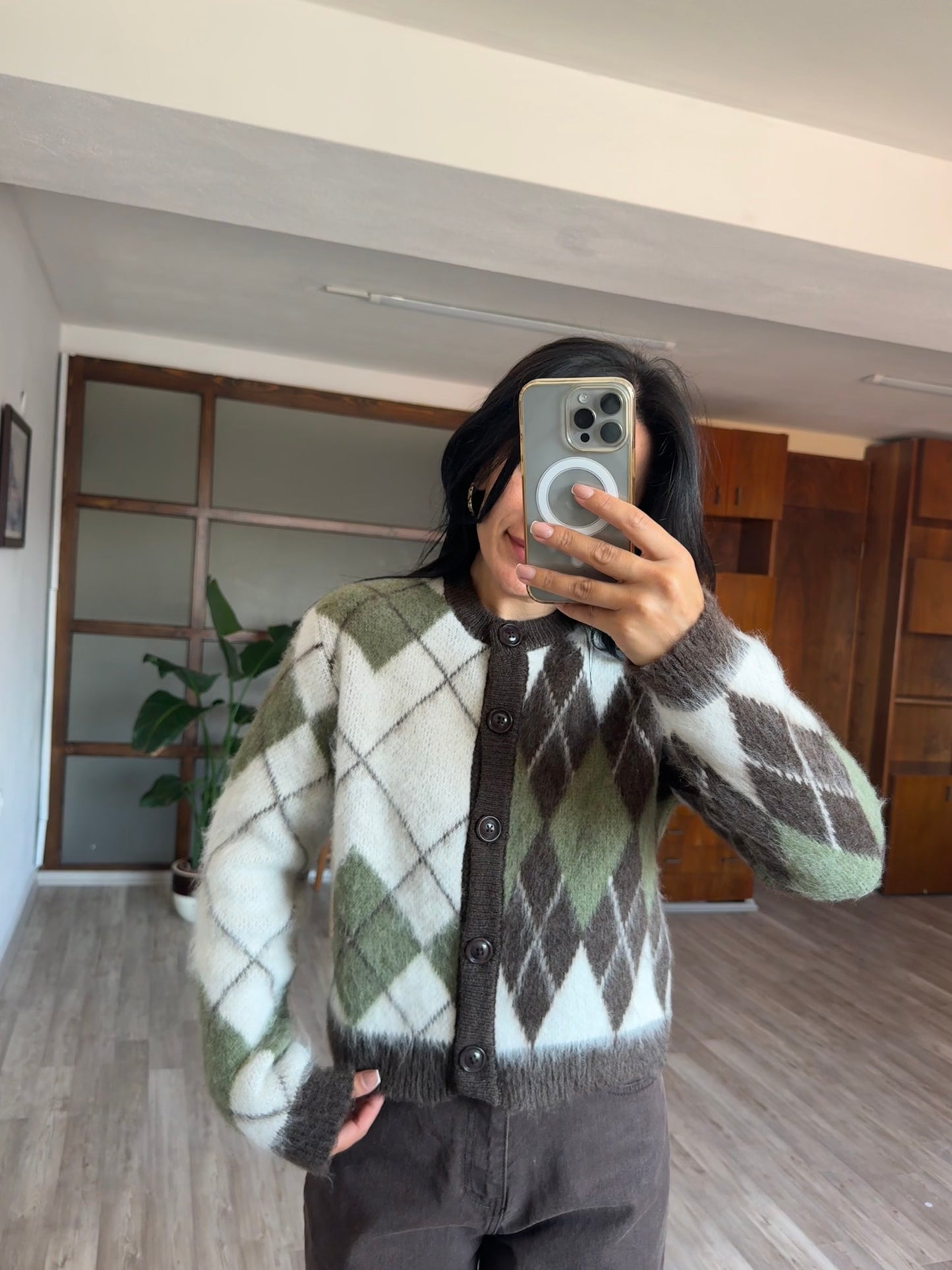 Baklava Desen Hırka