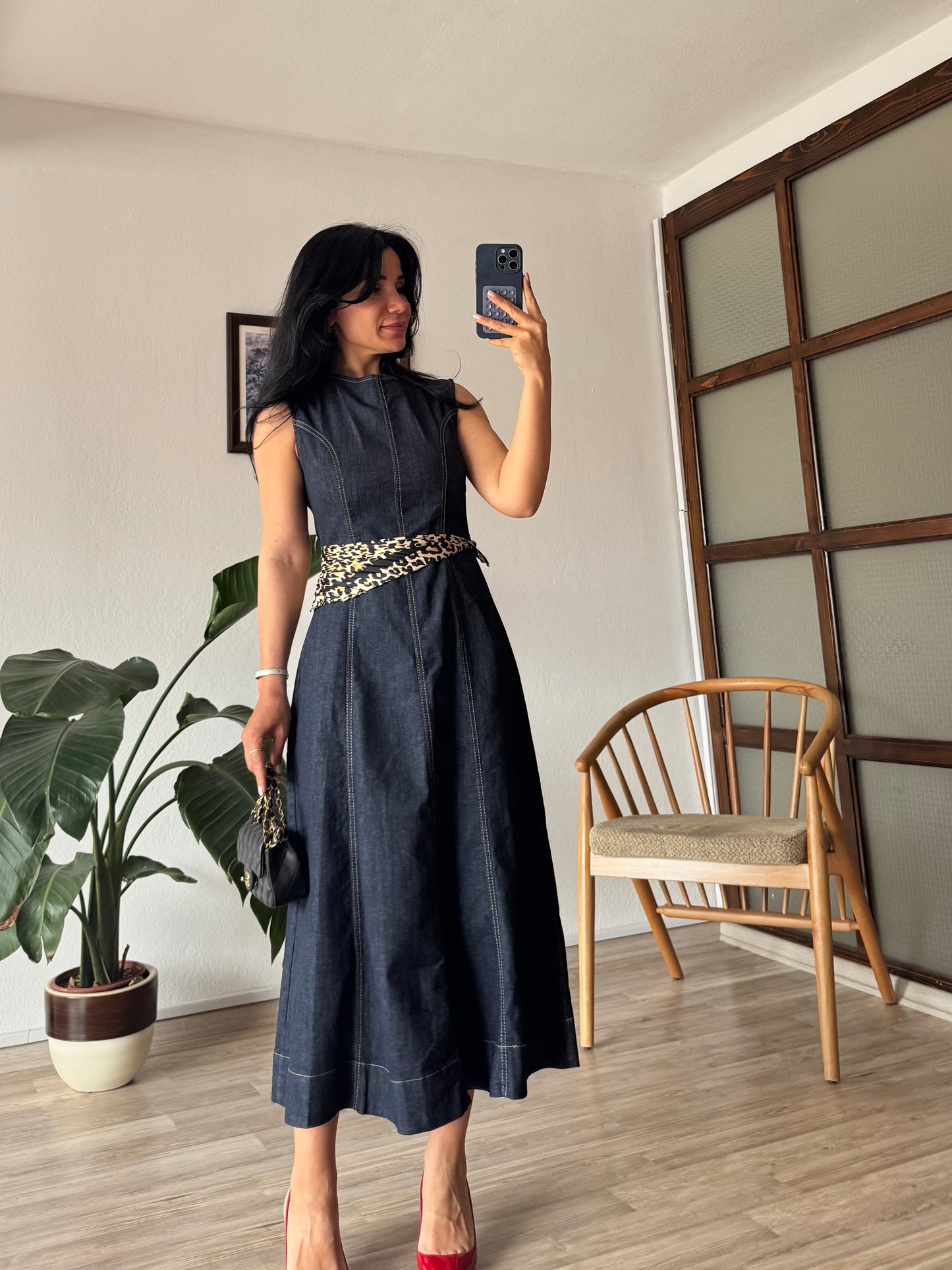 Denim Elbise