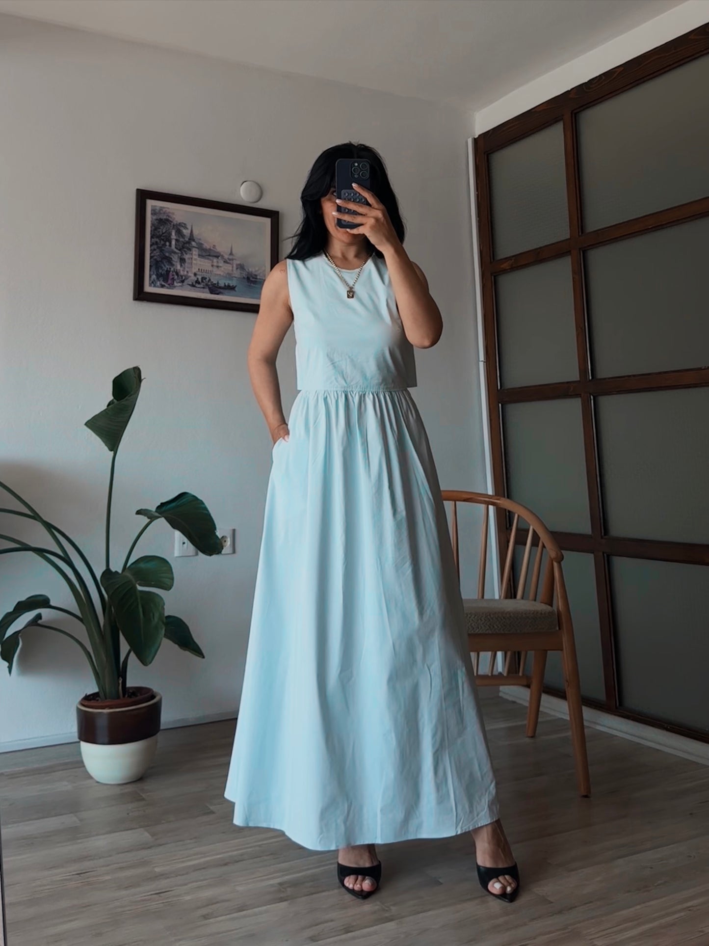 Poplin Elbise