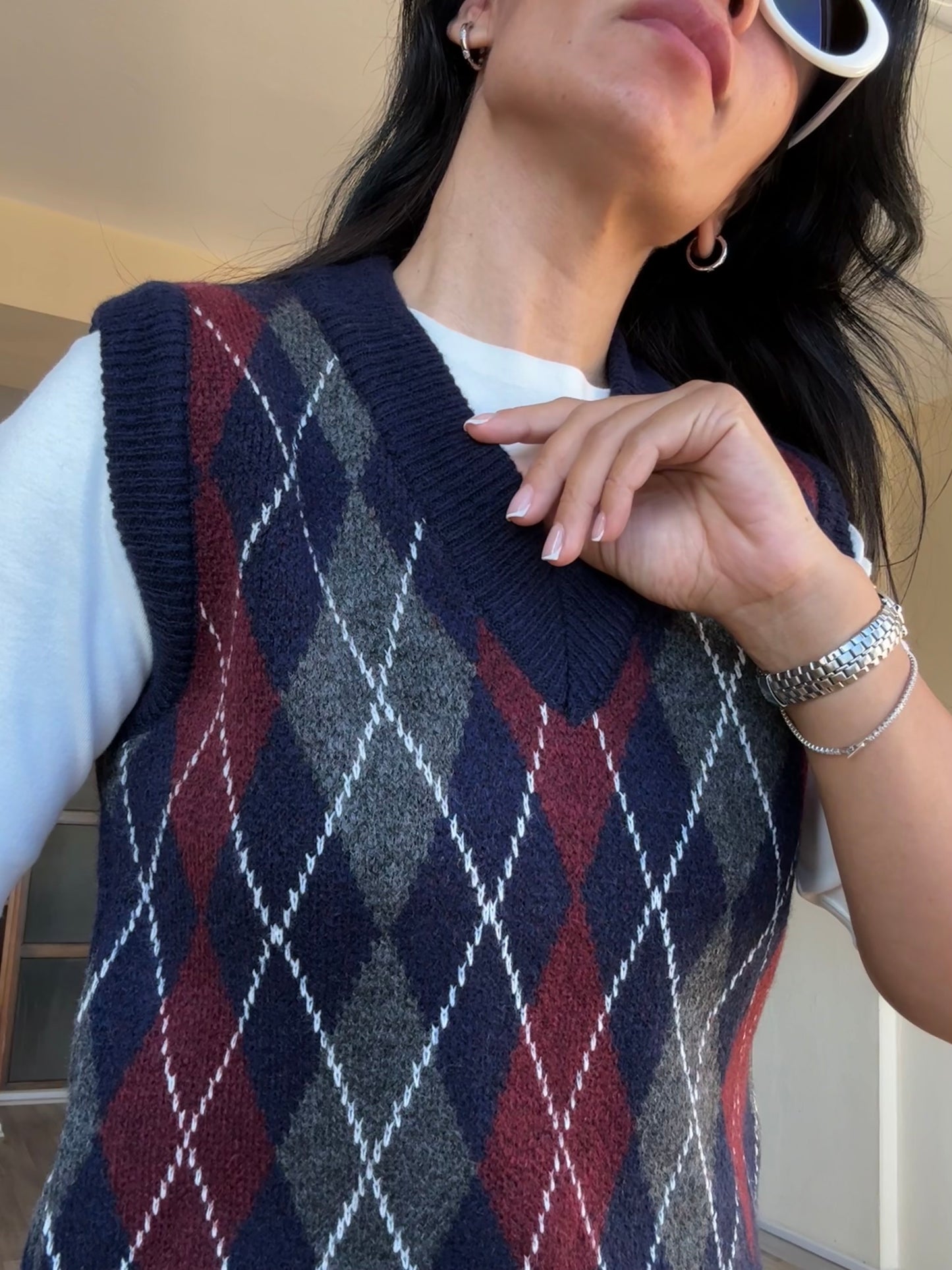 Baklava Desen Süveter