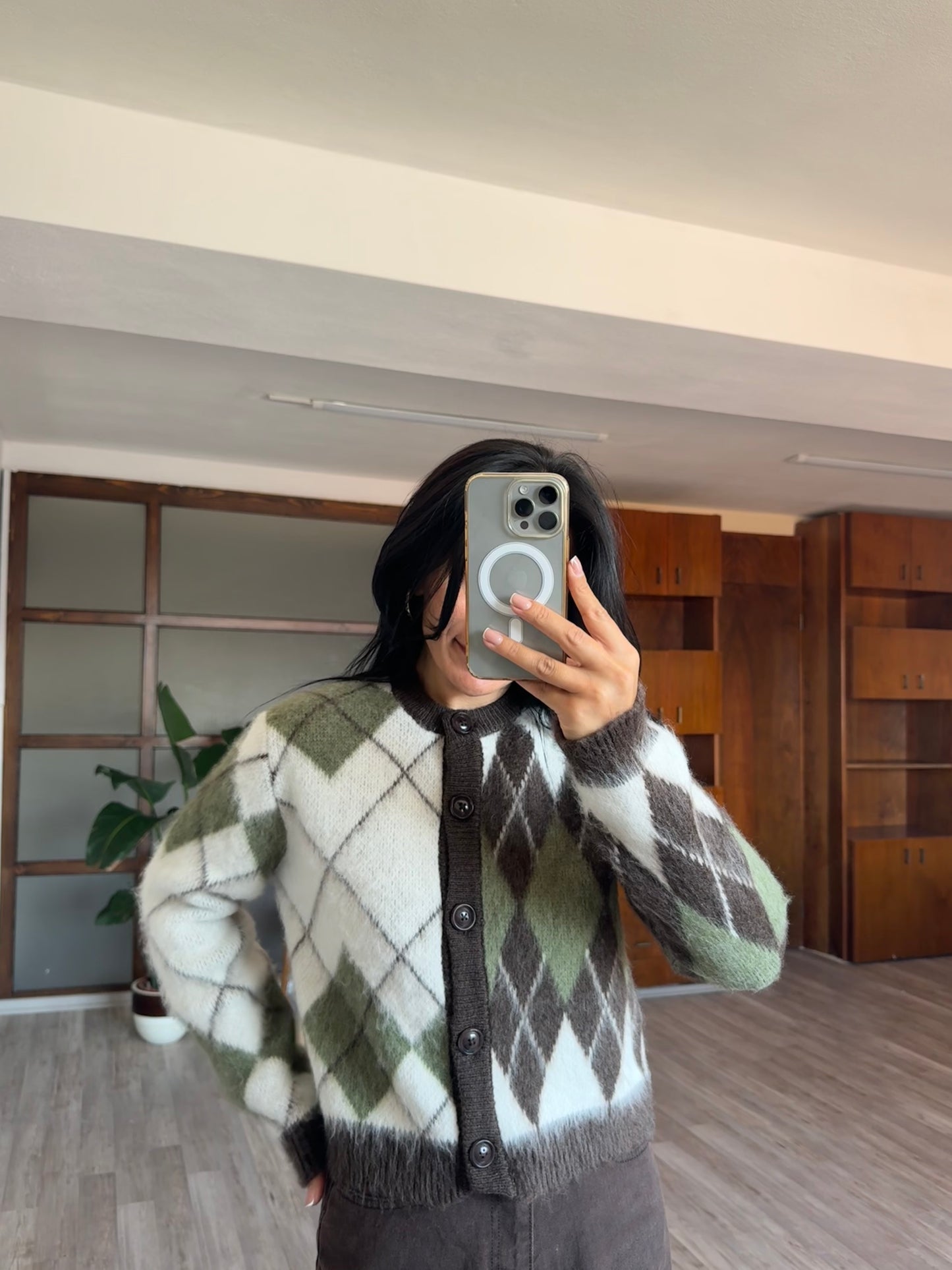 Baklava Desen Hırka