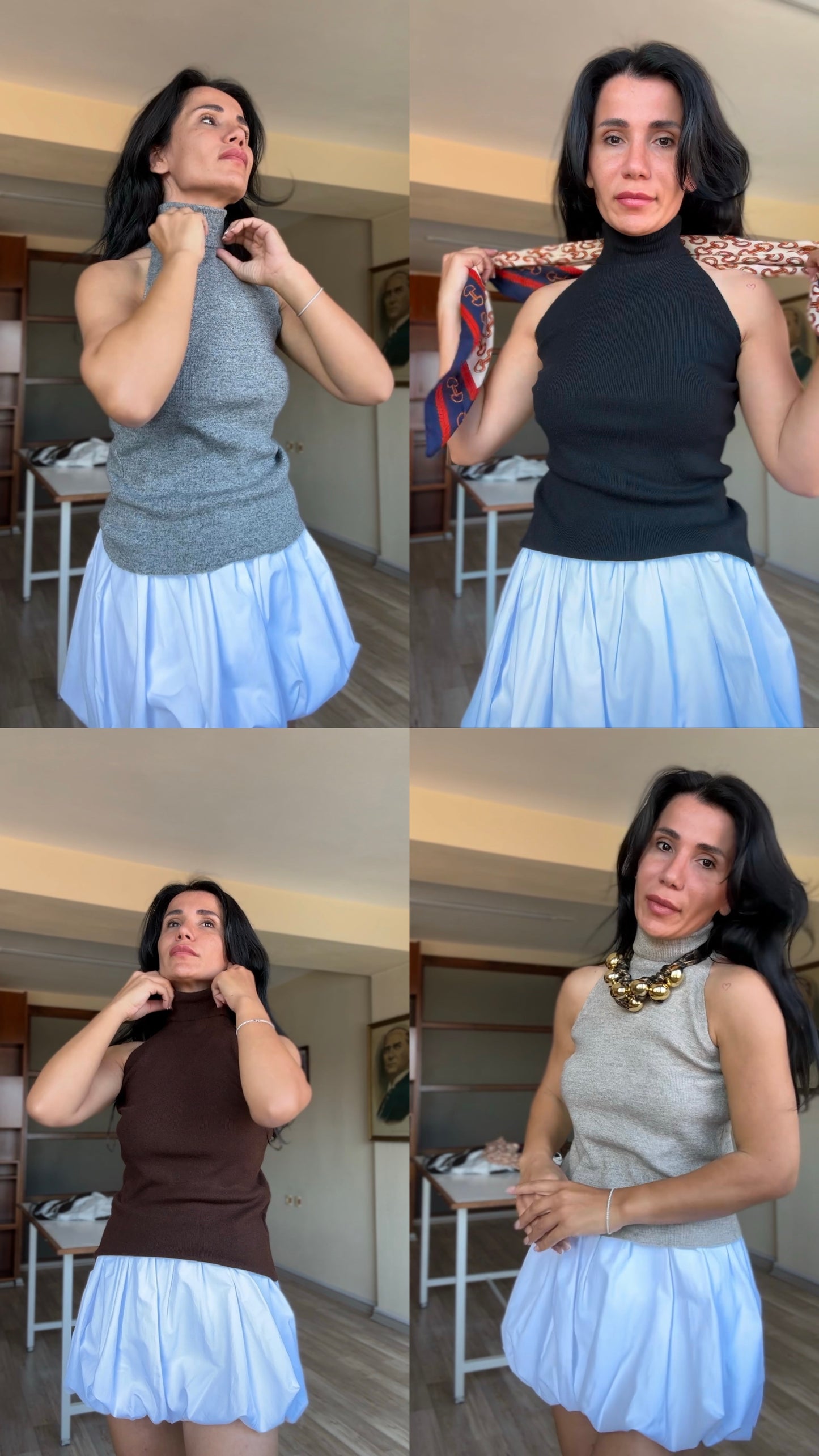 Balıkçı Yaka Bluz